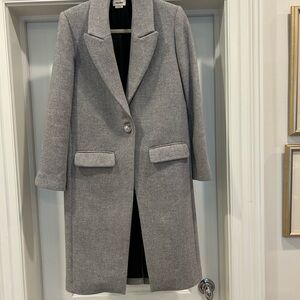 Zadig & Voltaire Heather Gray Long Blazer